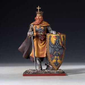 Henry 2 King of England 1/32 Middle Ages Figure Toy Tin Soldier 54mm Painted 
